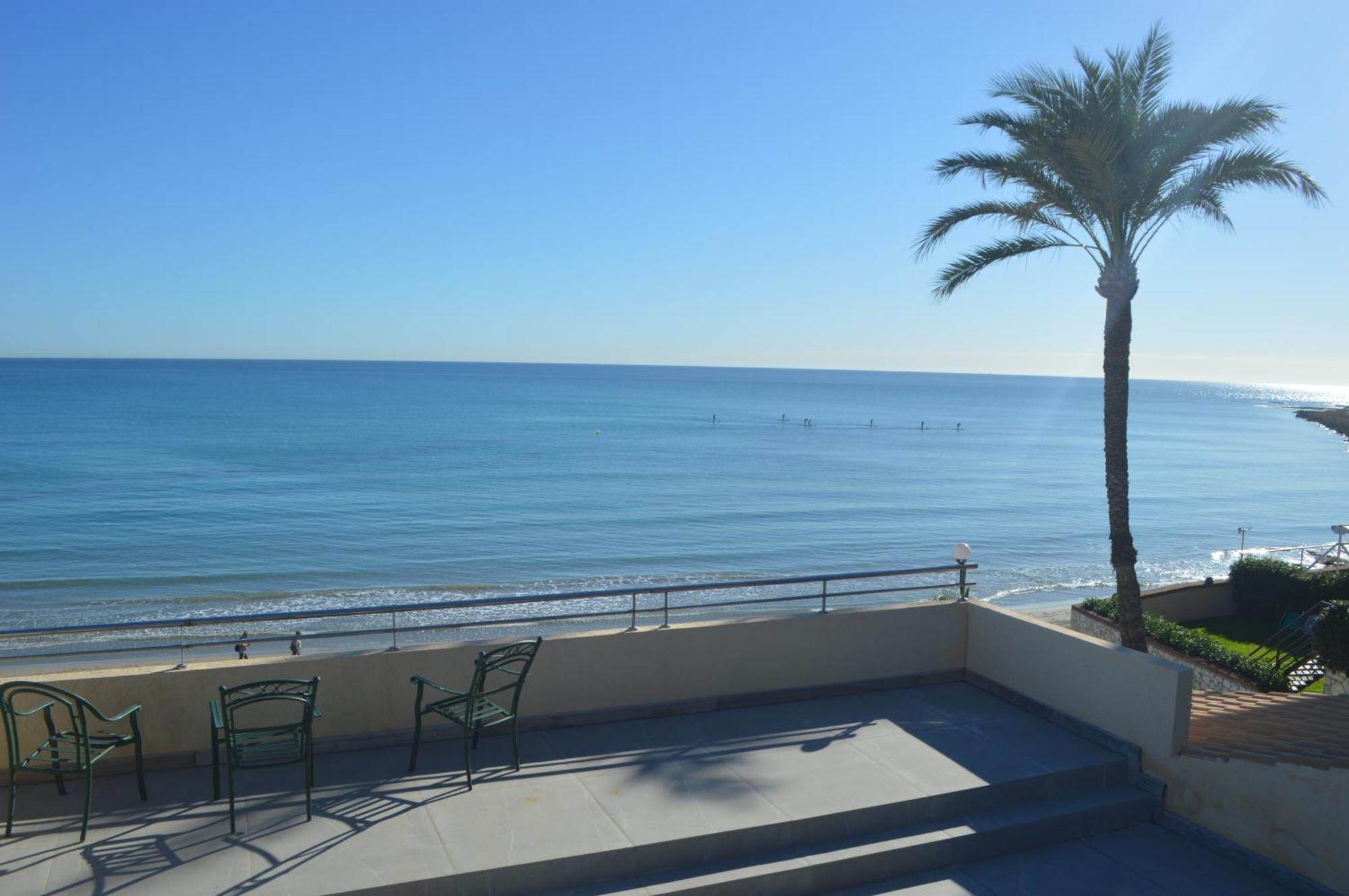 Maravilloso Apartamento Amanecer Cabo A Pie De Playa Y Mar En Chalet Roquetes Alicante Extérieur photo