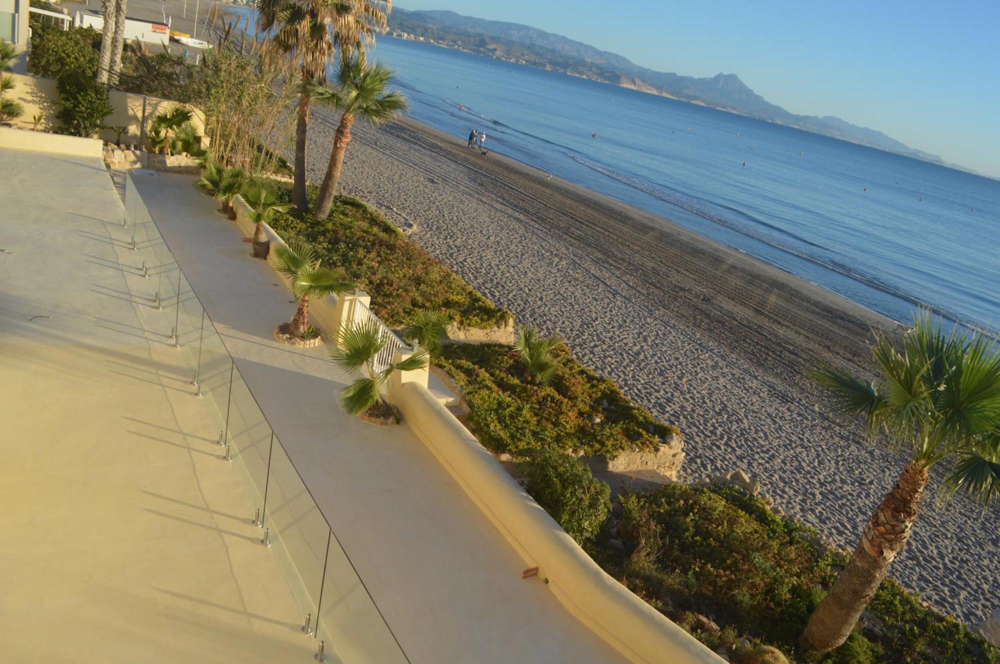 Maravilloso Apartamento Amanecer Cabo A Pie De Playa Y Mar En Chalet Roquetes Alicante Extérieur photo