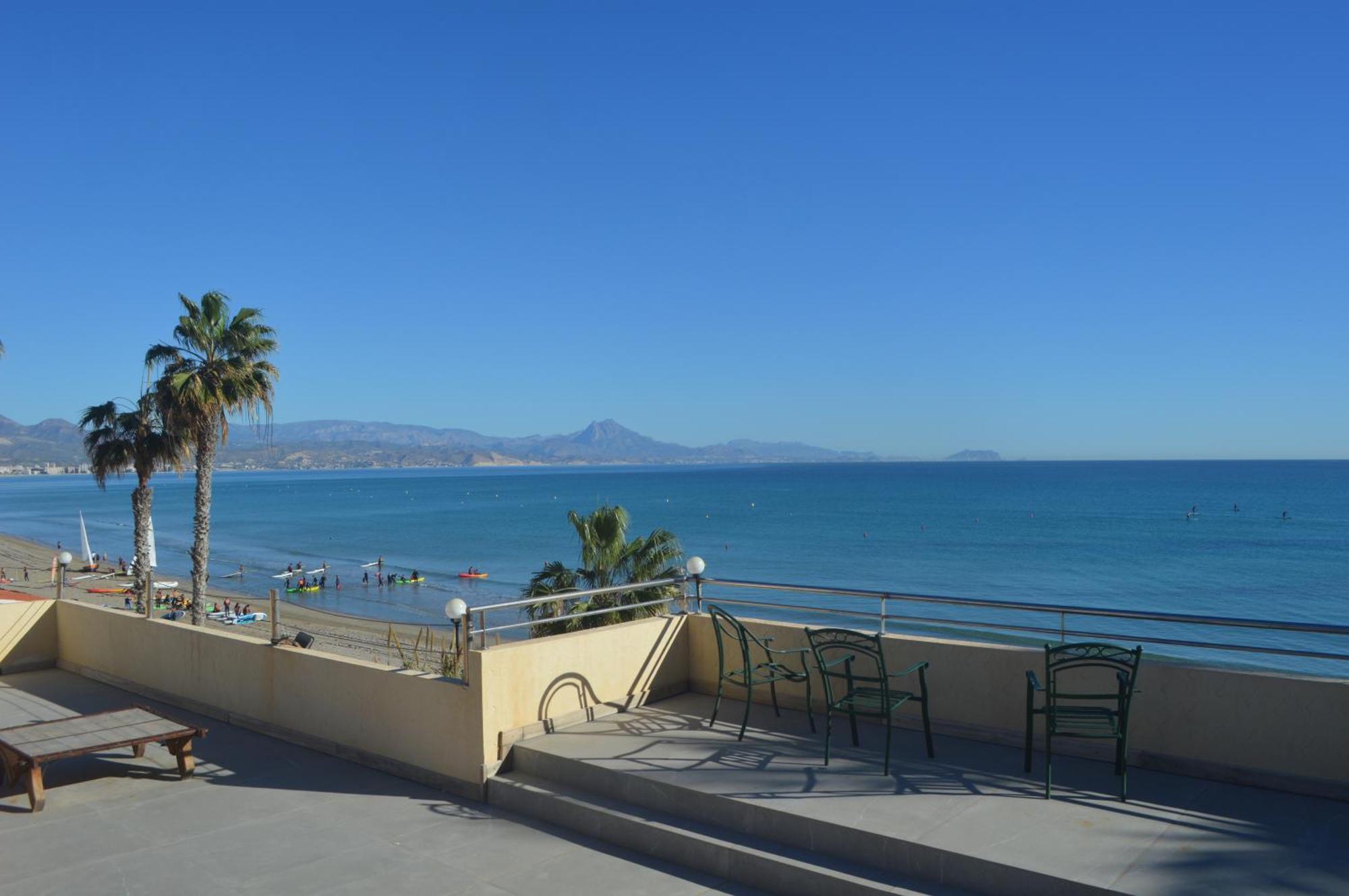 Maravilloso Apartamento Amanecer Cabo A Pie De Playa Y Mar En Chalet Roquetes Alicante Extérieur photo