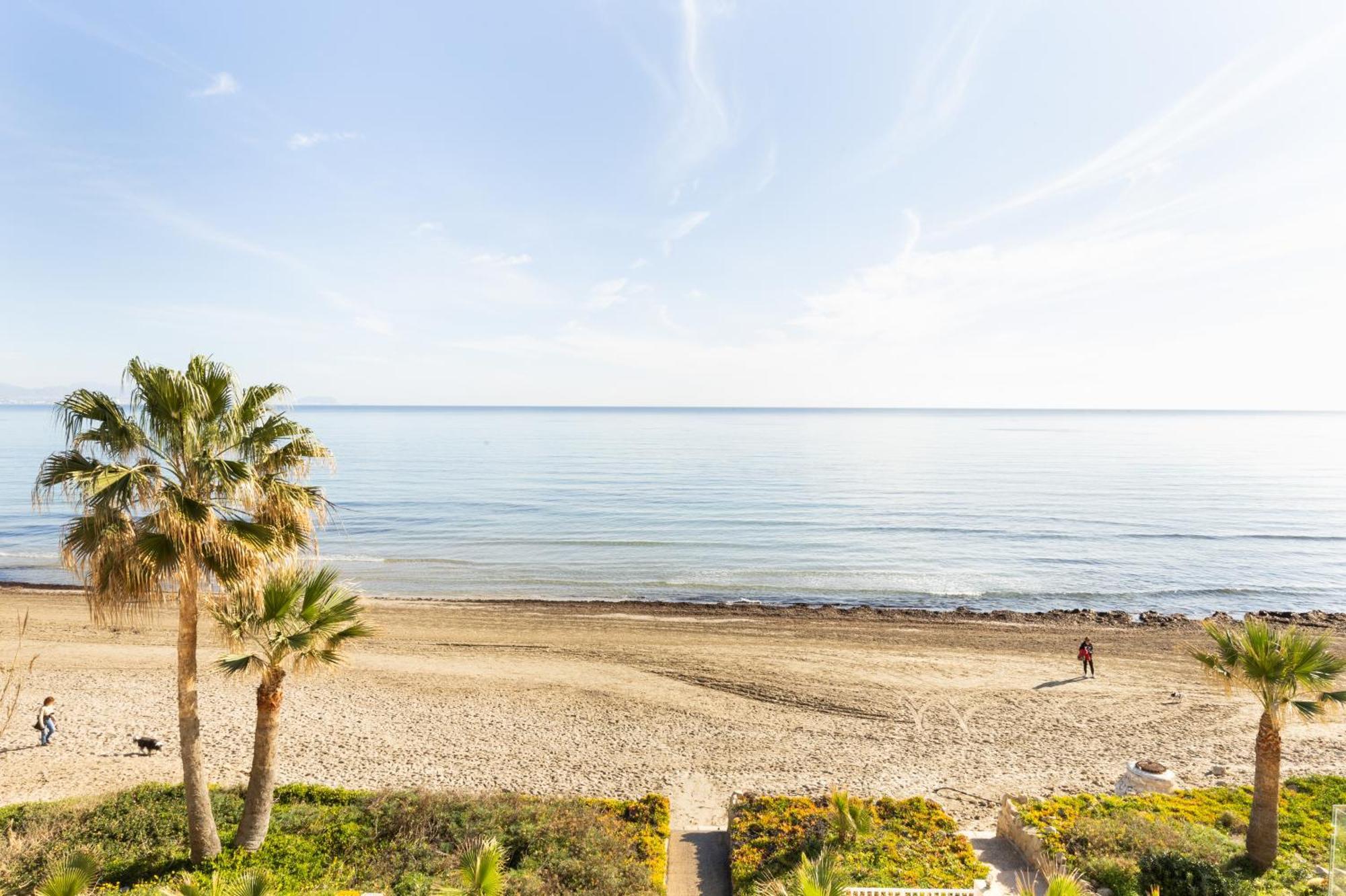 Maravilloso Apartamento Amanecer Cabo A Pie De Playa Y Mar En Chalet Roquetes Alicante Extérieur photo